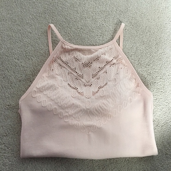 Baby Pink Halter Neck Bodysuit - Picture 1 of 3